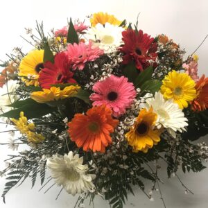 Bouquet di gerbere multicolore