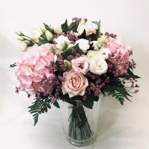 Bouquet prestige misto rosa e bianco